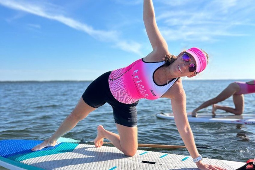 Paddle Board Yoga Experience in Pensacola Beach 4