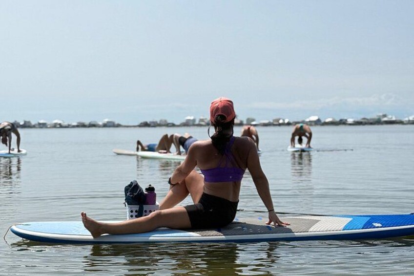 Paddle Board Yoga Experience in Pensacola Beach 2