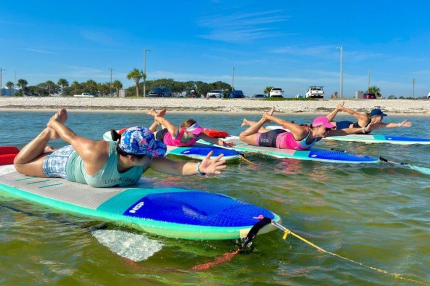 Paddle Board Yoga Experience in Pensacola Beach 5