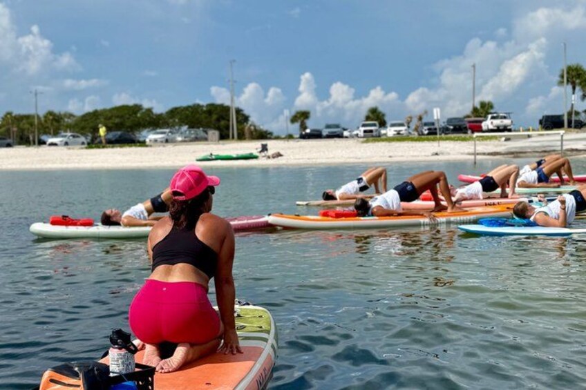 Paddle Board Yoga Experience in Pensacola Beach 3