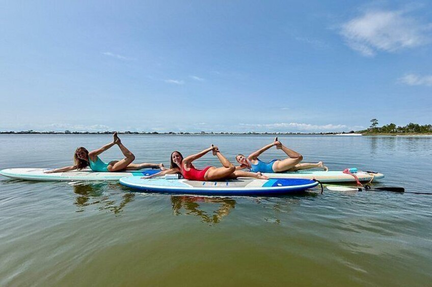 Paddle Board Yoga Experience in Pensacola Beach 5