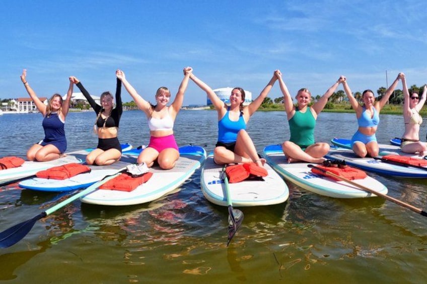 Paddle Board Yoga Experience in Pensacola Beach 2
