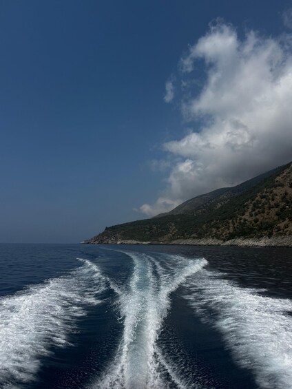 Picture 14 for Activity Himara: Small-Group Boat Tour to Blue Cave & Grama Bay 3