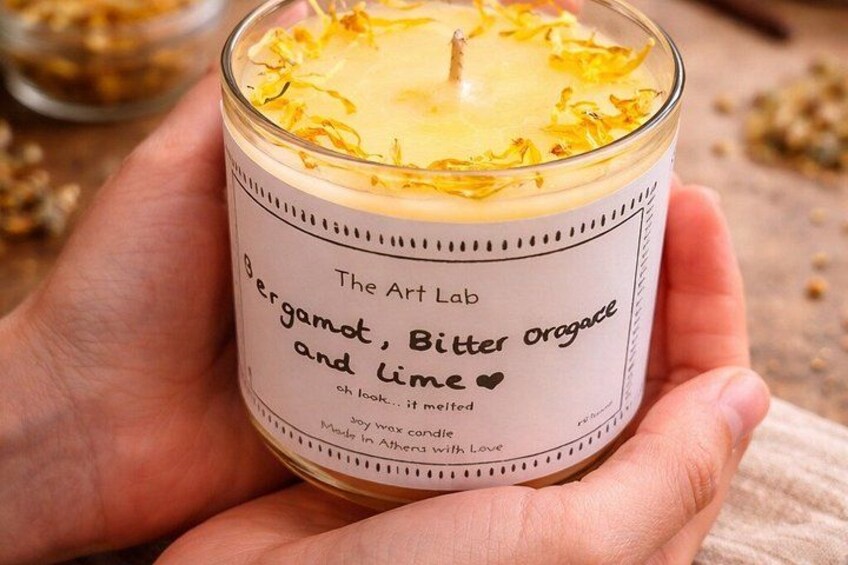 Athens: Candle-Making Workshop with Souvenir Candle 1