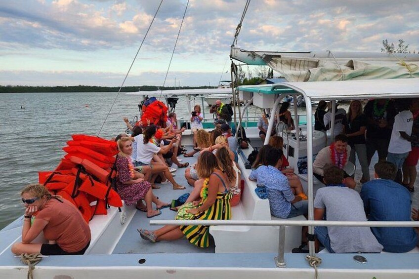 Mystic Lagoon Sunset Cruise with Dinner and Lagoon Swim 2