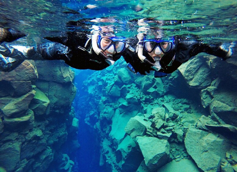 Picture 6 for Activity Silfra: Half-Day Snorkeling Day Trip with Underwater Photos 5