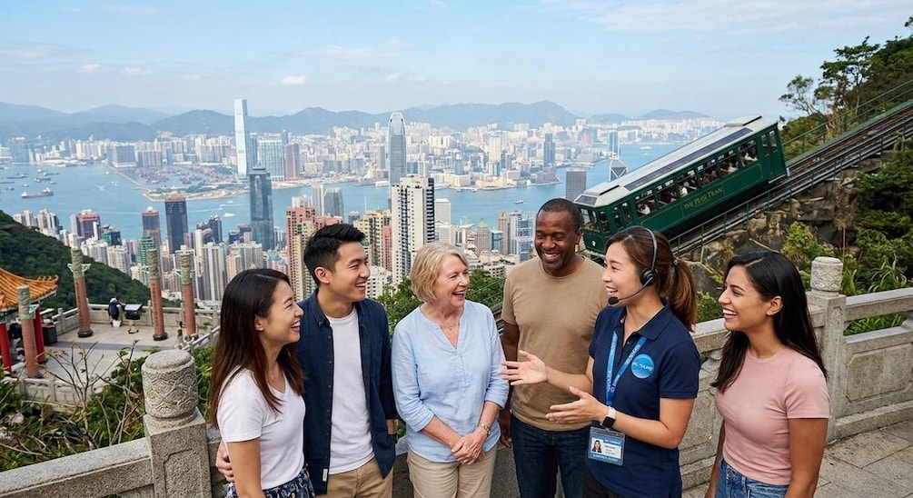 Picture 1 for Activity Hong Kong Day Tour: Priority Peak Tram, City Walk & Dim Sum 3