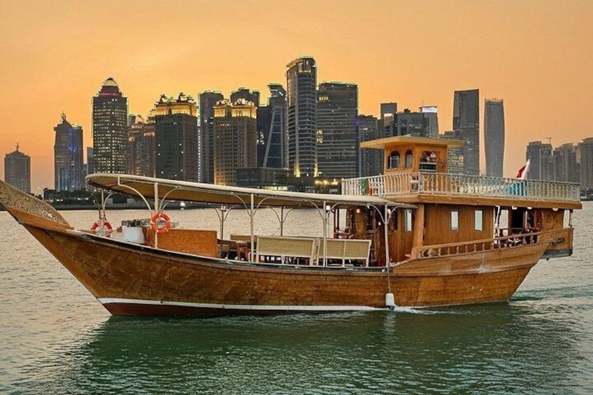 Doha: Traditional Sunset Dhow Cruise Tour with BBQ Buffet Dinner 3