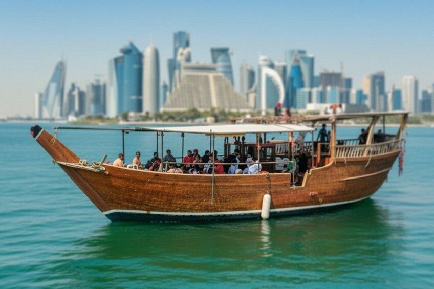 Doha: Traditional Sunset Dhow Cruise Tour with BBQ Buffet Dinner 2