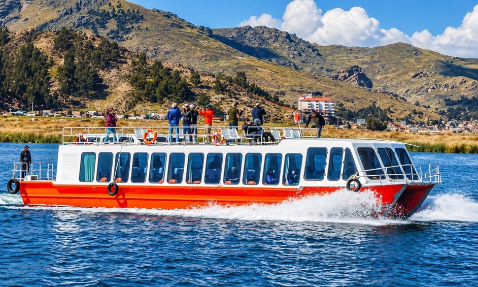 Picture 1 for Activity From Puno: Uros and Taquile Islands in Catamaran Experience 2