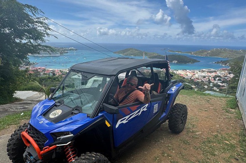 Tropical Trek: Guided UTV Tour of St. Thomas, USVI (1:00 PM)-3 Hr 3