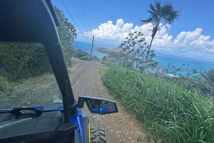 Tropical Trek: Guided UTV Tour of St. Thomas, USVI (1:00 PM)-3 Hr 5