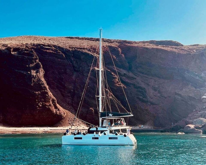 Picture 11 for Activity Santorini Catamaran Cruise with Swimming, Meal and Open Bar 5