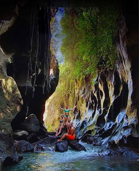 Picture 6 for Activity Ubud: Hidden Canyon Trek, Barong Cave ATV & Jungle Club 5