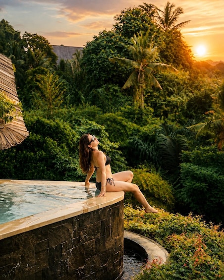 Picture 17 for Activity Ubud: Hidden Canyon Trek, Barong Cave ATV & Jungle Club 3