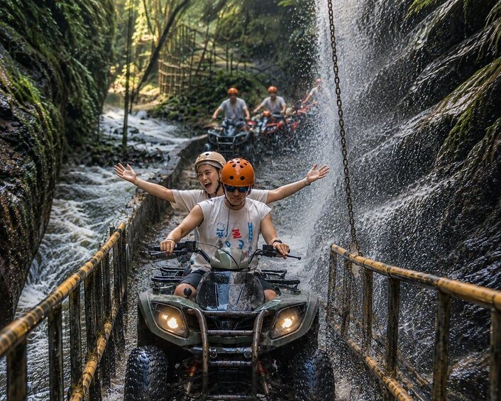 Picture 6 for Activity Ubud: Barong Cave ATV Quad Bike - Iconic Bridge & Waterfalls 2