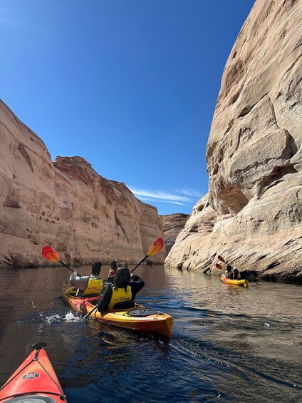 Picture 11 for Activity Antelope Canyon Lake Powell: Guided Kayaking & Hike Tour 2