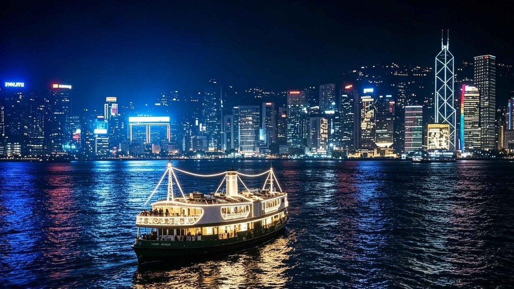 Dazzling Night Tour – Star Ferry Victoria Harbour Night Tour 1