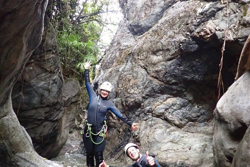 Family Canyoning Ticino Val Vira Slides and Jumps 4