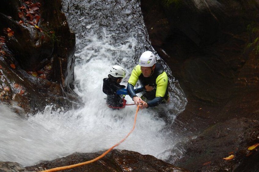 Family Canyoning Ticino Val Vira Slides and Jumps 5