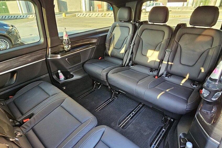 Interior of our van 2