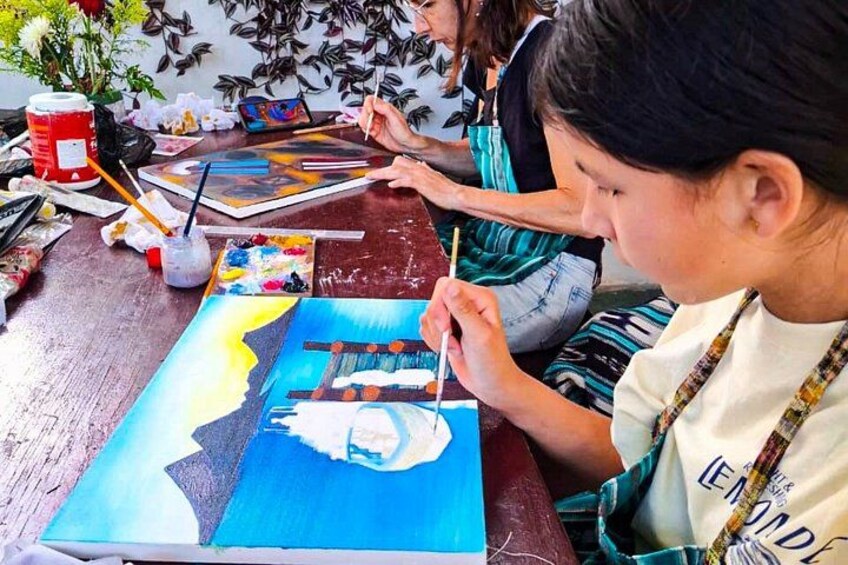 San Juan La Laguna Painting Workshop with Local Artists 5