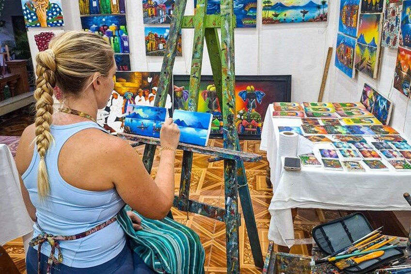 San Juan La Laguna Painting Workshop with Local Artists 1