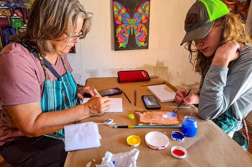 San Juan La Laguna Painting Workshop with Local Artists 4