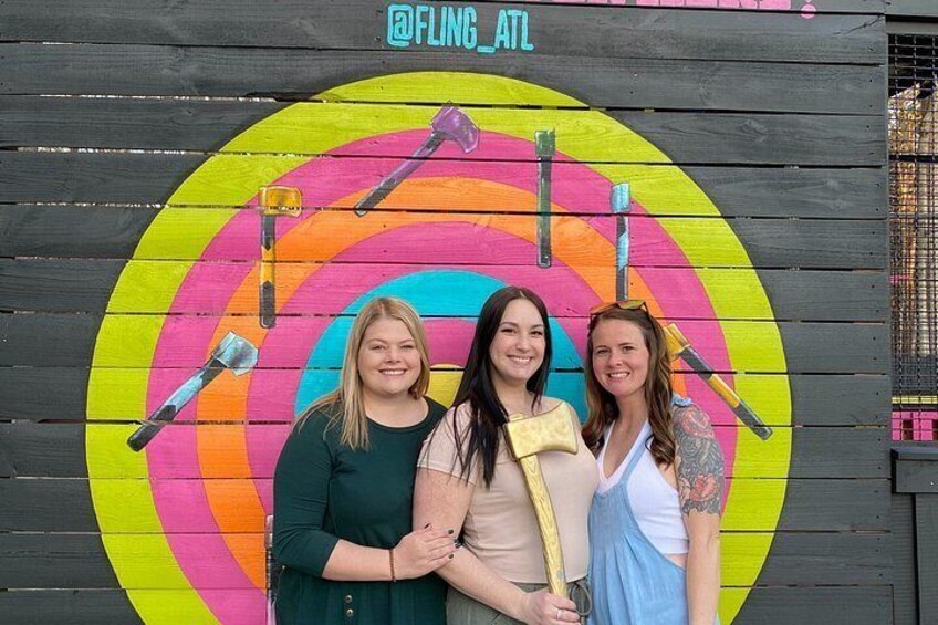 Swing and Fling Combo: Mini-Golf, Axe Throwing and Ninja Stars 4