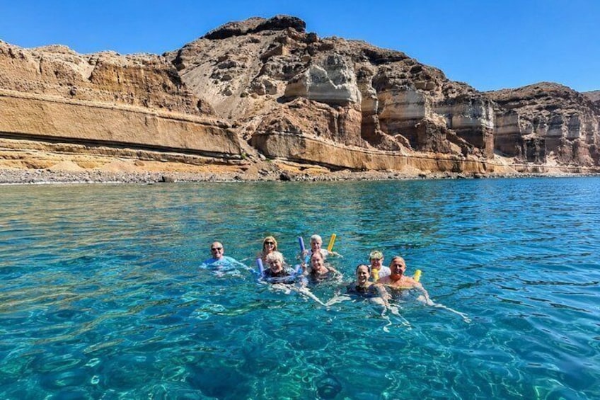 Santorini Private Luxury COMBO Catamaran Cruise and Island Tour 1