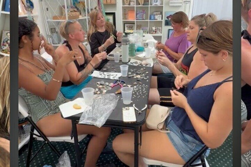 Beach Treasure Hunt & Jewelry Workshop! Tybee Island 4