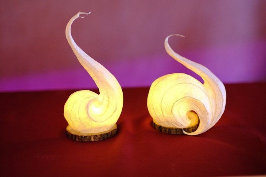 Osaka Washi Lamp Craft Workshop Private or Shared Experience 1