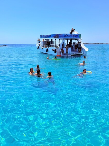 Picture 20 for Activity Paphos: Glass-Bottom Boat Cruise with fun slide 4