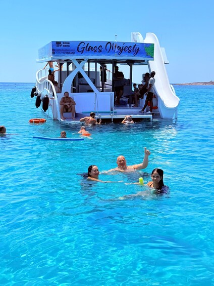 Picture 19 for Activity Paphos: Glass-Bottom Boat Cruise with fun slide 2