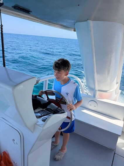 Picture 5 for Activity Paphos: Glass-Bottom Boat Cruise with fun slide 2