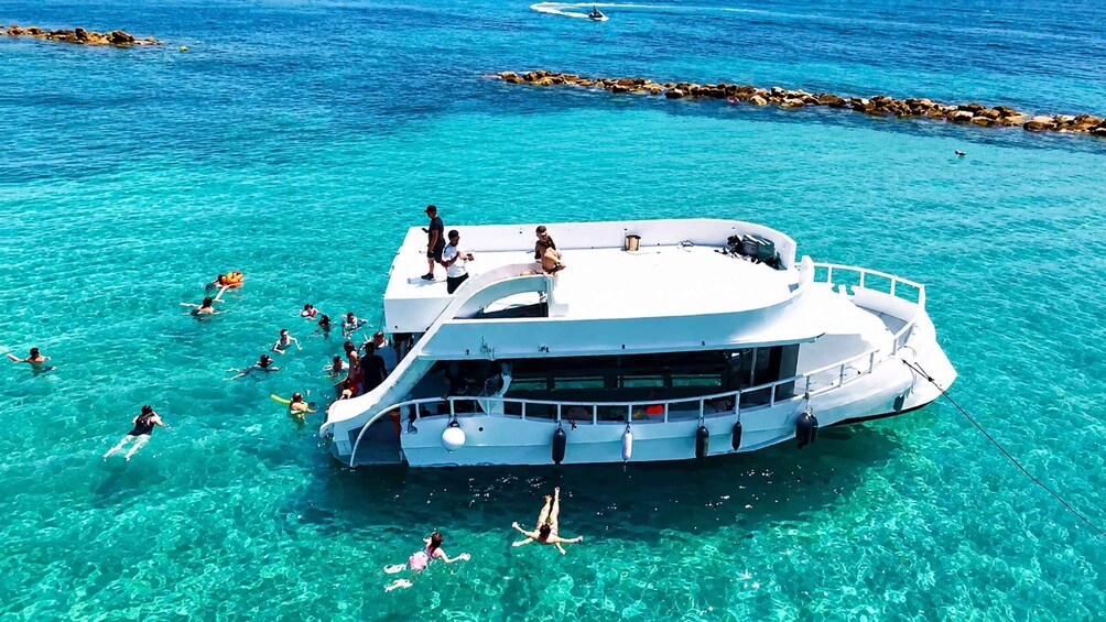 Paphos: Glass-Bottom Boat Cruise with fun slide 1