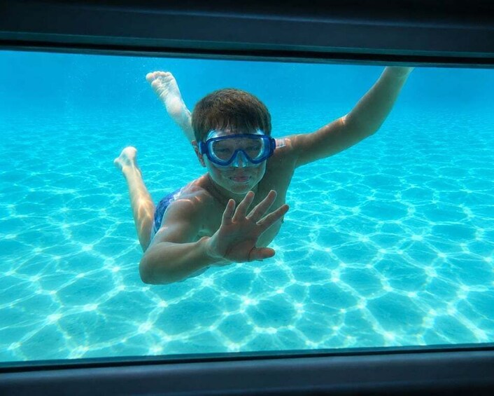 Picture 12 for Activity Paphos: Glass-Bottom Boat Cruise with fun slide 2