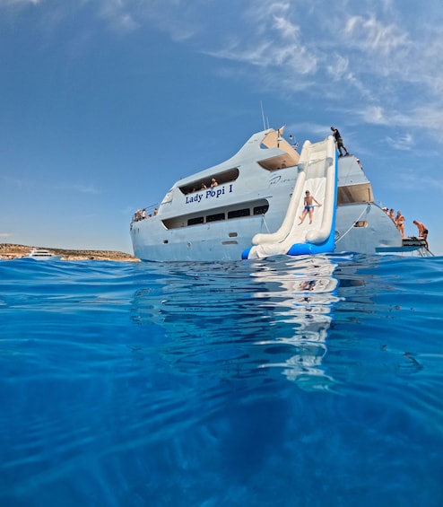 Protaras: LADY POPI Sea Cruise: Turtles, Caves & Water Slide 1