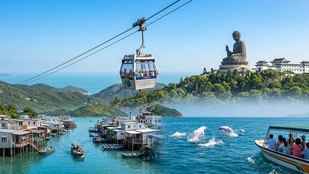 Hong Kong: Lantau VIP Priority Cable Car, Big Buddha & Tai O 1