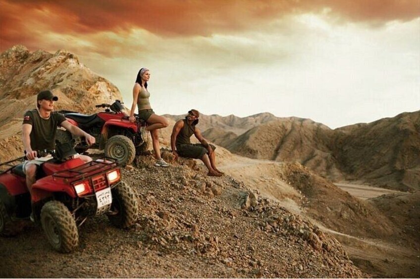 Hurghada: Red Sea Beach Quad Adventure with Mountain Views 1