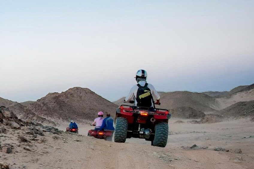 Hurghada: Red Sea Beach Quad Adventure with Mountain Views 3
