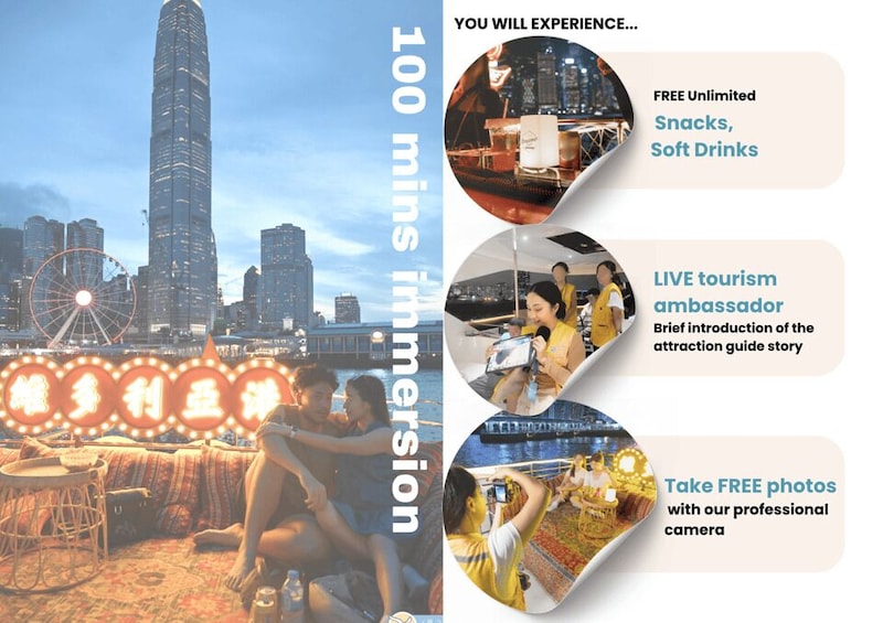 Picture 1 for Activity Hong Kong: 100-Mins Victoria Harbour Yacht Tour & Drinks 2