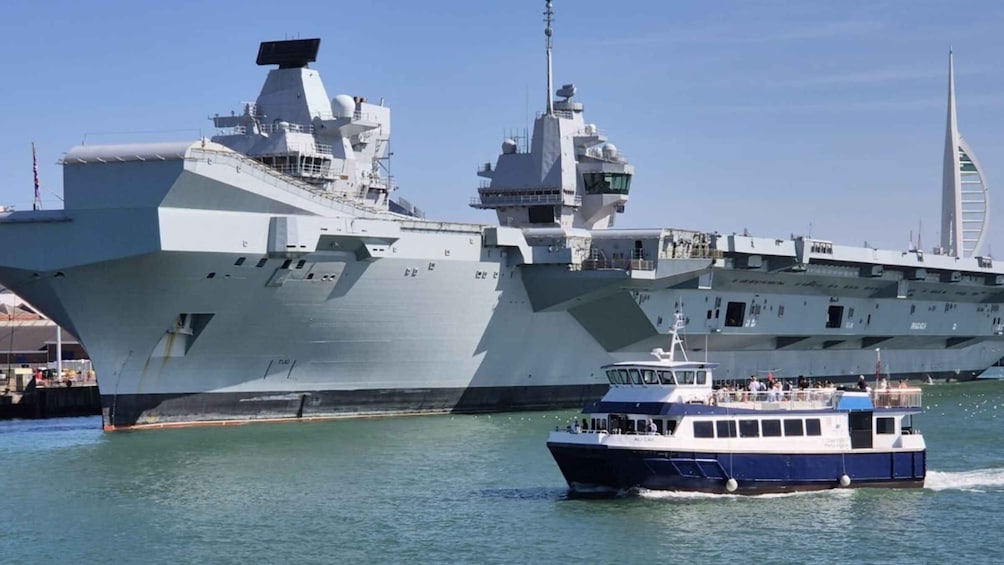 Portsmouth: Harbour Cruise Tour with Naval Base Views 1