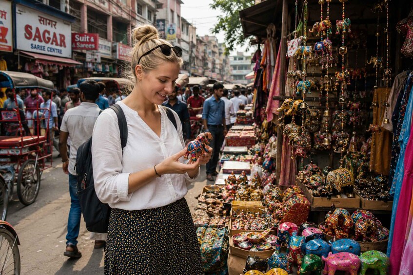 Picture 1 for Activity Delhi: Private Shopping Tour with Female Guide & Highlights 5