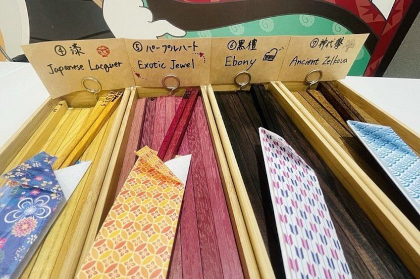 Chopstick Making Workshop with Souvenir in Osaka Castle Area 2