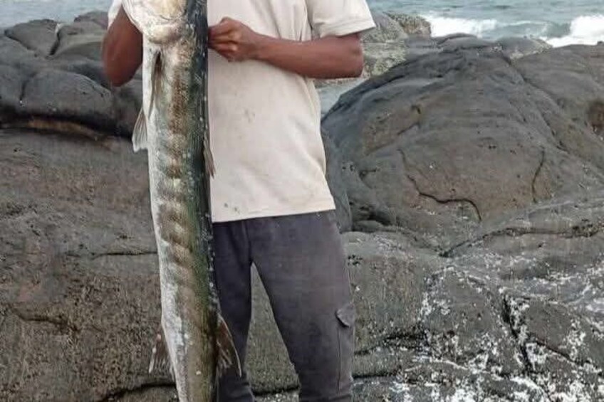 Colombo Beach Fishing with Fishing Rod 5