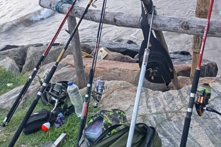 Colombo Beach Fishing with Fishing Rod 3