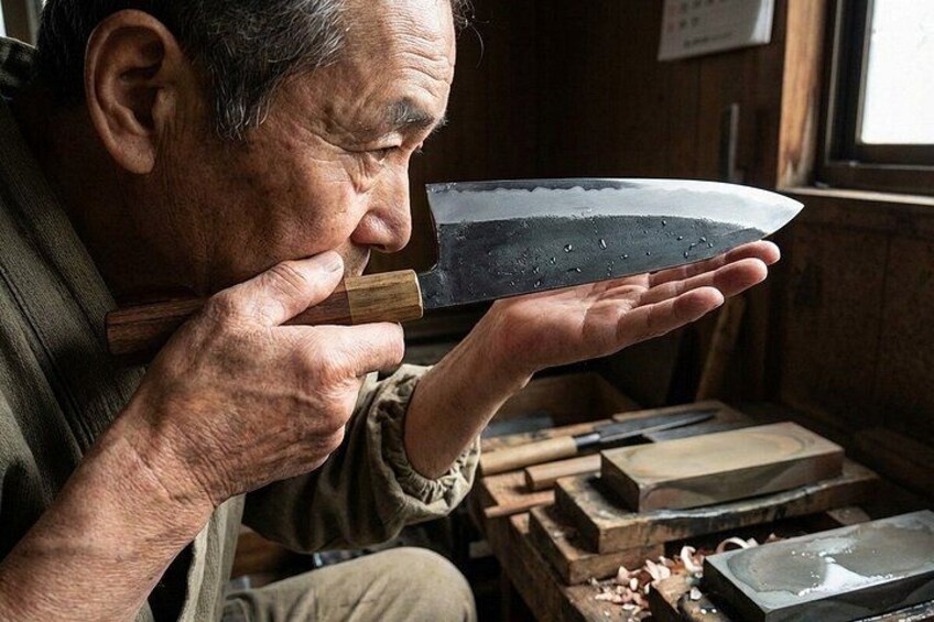 Kyoto: Japanese Knife Making & Sharpening Workshop in Arashiyama 2