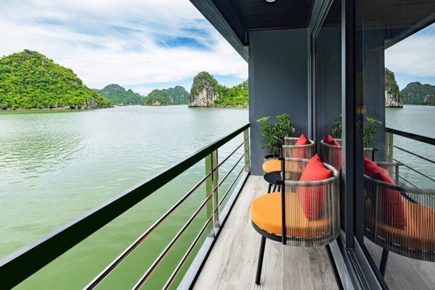 2 Day Ha Long Lan Ha Bay to Bai Tu Long bay Luxury 6 Star Cruise 2