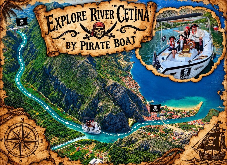 Omiš: 2-Hour Pirate Boat Journey to the Heart of the Canyon 1